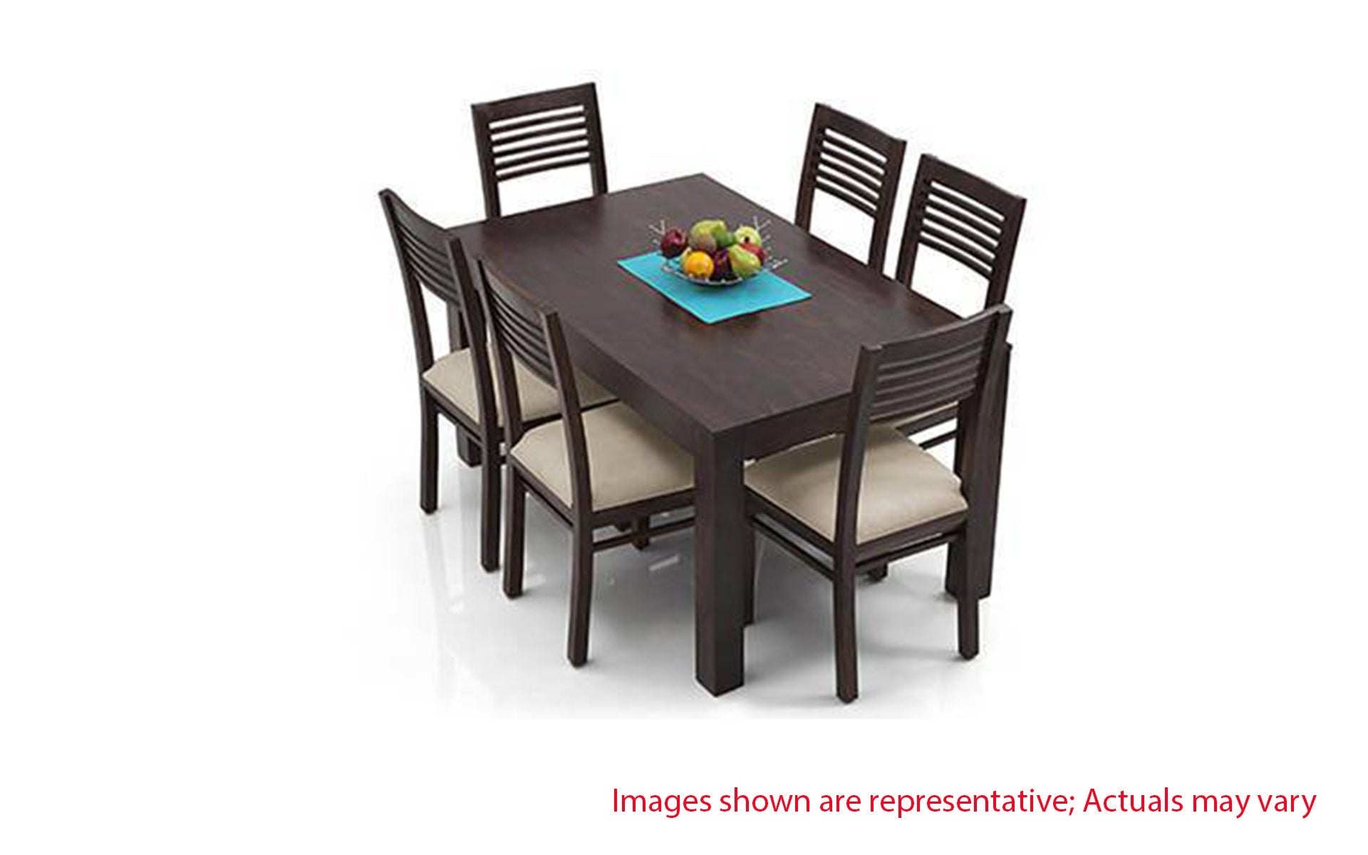 Solid sheesham Wood 6 Seater Dining Table Set - INDDS55 – Bonito Studio