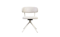 Boucle Aiko Dining Chair with Metal - Swivel
