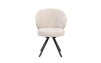 Boucle Vershe Dining Chair with Metal