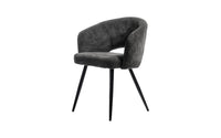 Iron Leaf Dining Chair - Grey