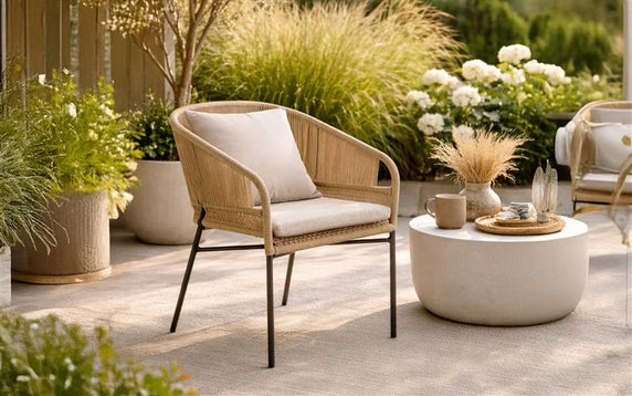 Bonito EcoScape - Manchester Dining Chair - Dark SF Jute