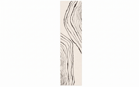 Black Sketch Hand Tufted Runner Rugs