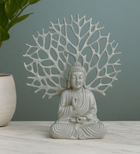 Blessing Buddha with Tree Decorative Showpiece