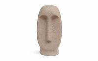 Modern Abstract Textured Face Sculptural Vase