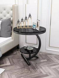 Bellemoor C Table Black Marble