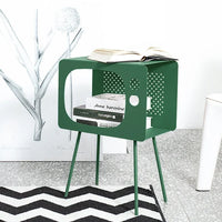 Metal T.V Side table Green