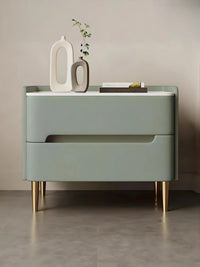 Moss Glow Bedside Table