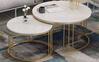White Marble Nesting Tables