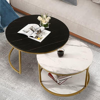 Negro and Alba Nesting Coffee Table