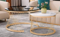 Marble Amaze Nesting Table