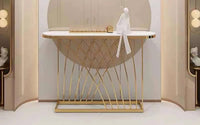 Aureum Accent Metal Console