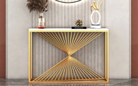 Swirlstar Metal Console Table
