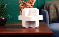 Geometric Cube Resin Artifact