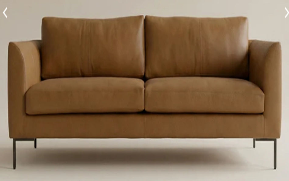 Vrm Stock Solenza Contemporary Rich Tan Brown Sofa – Bonito Studio