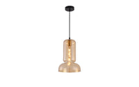 Amber Architectural Glass Cylinder Pendant Light
