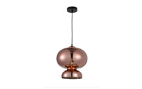Sleek Rose Copper Architectural Pendant Light