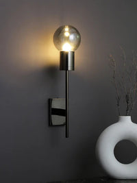 Sleek Minimalist Glass Wall Light