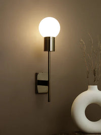 Sleek Minimalist Glass Wall Light