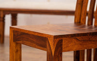 Vismit Solid Sheesham Wood 6 Seater Dining Set